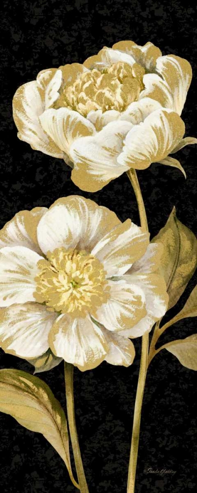 Touch of Gold on black Panel II art print by Pamela Gladding for $57.95 CAD