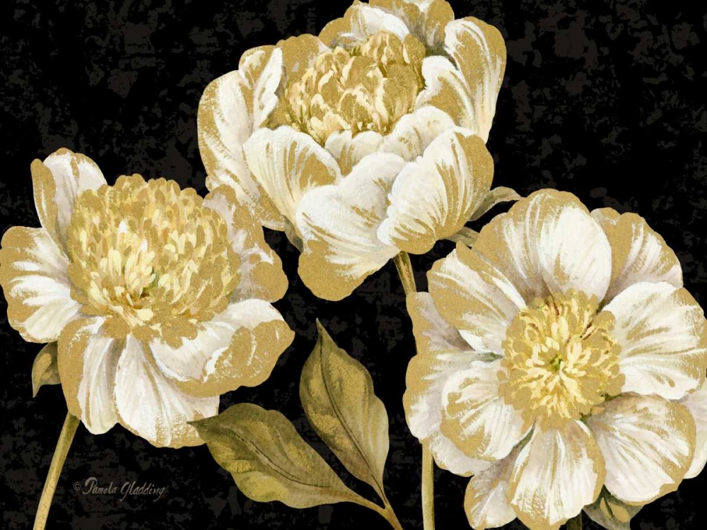 Touch of Gold Landscape on Black art print by Pamela Gladding for $57.95 CAD
