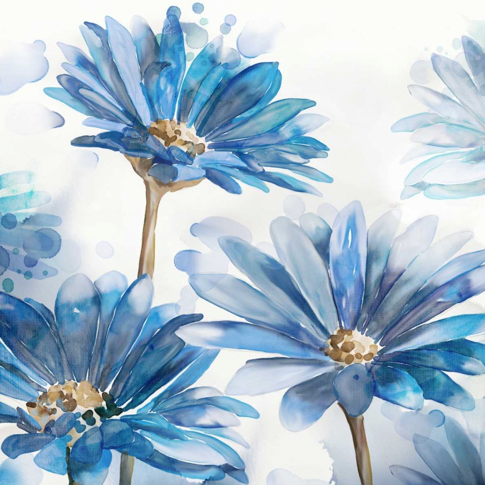 Bright Blue Garden II art print by Vittorio Milan for $57.95 CAD