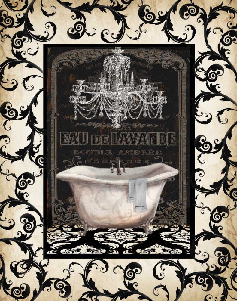 Midnight Bath with border I art print by Tre Sorelle Studios for $57.95 CAD