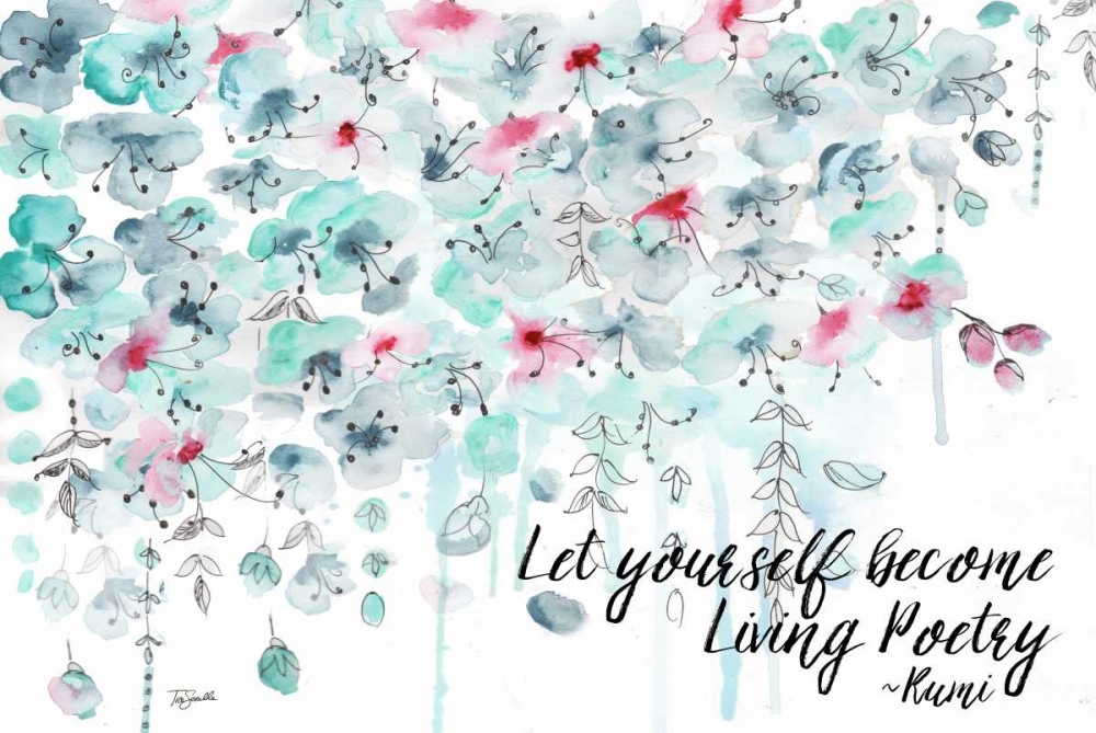 Henna Poetry Landscape art print by Tre Sorelle Studios for $57.95 CAD