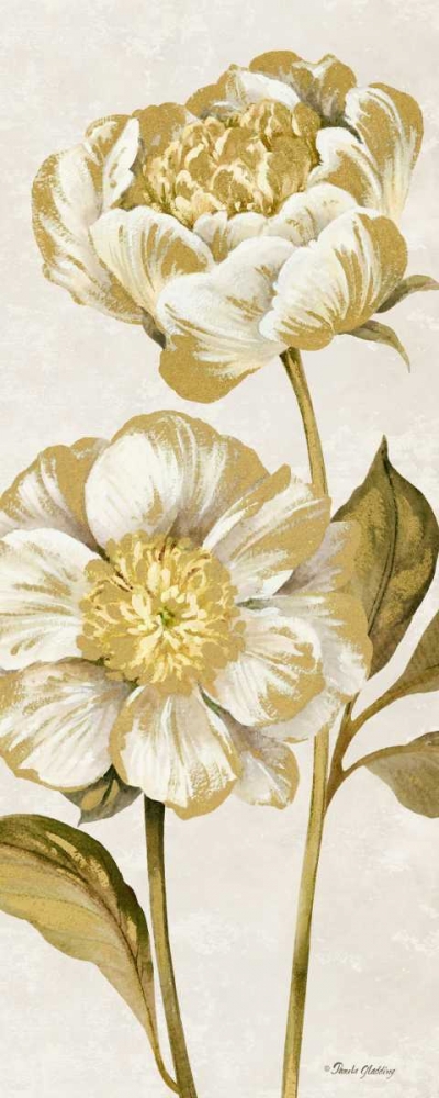 Touch of Gold Panel Cream II art print by Pamela Gladding for $57.95 CAD