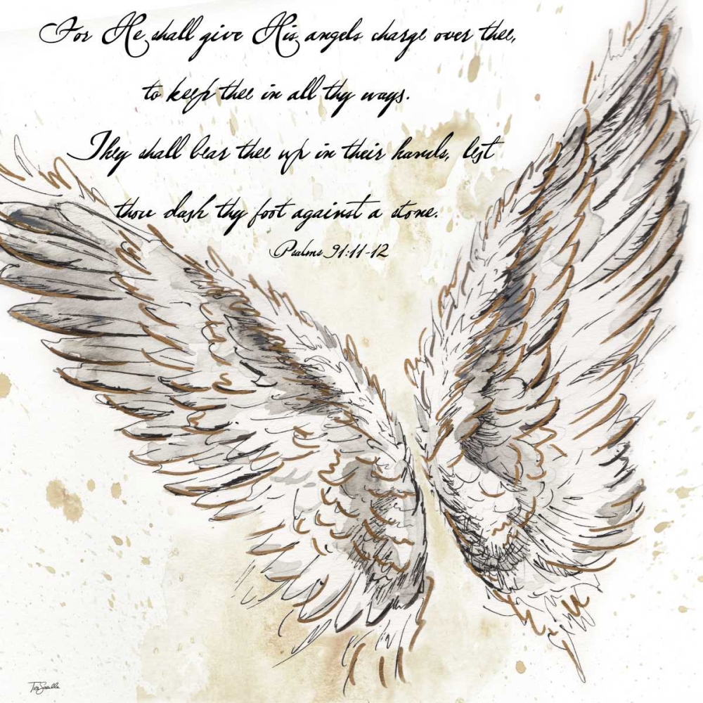 On Angels Wings II art print by Tre Sorelle Studios for $57.95 CAD