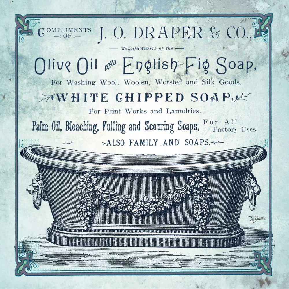 Old Fashioned Bath I art print by Tre Sorelle Studios for $57.95 CAD