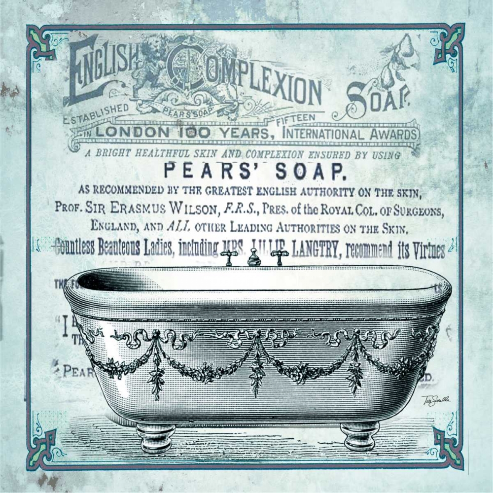 Old Fashioned Bath II art print by Tre Sorelle Studios for $57.95 CAD