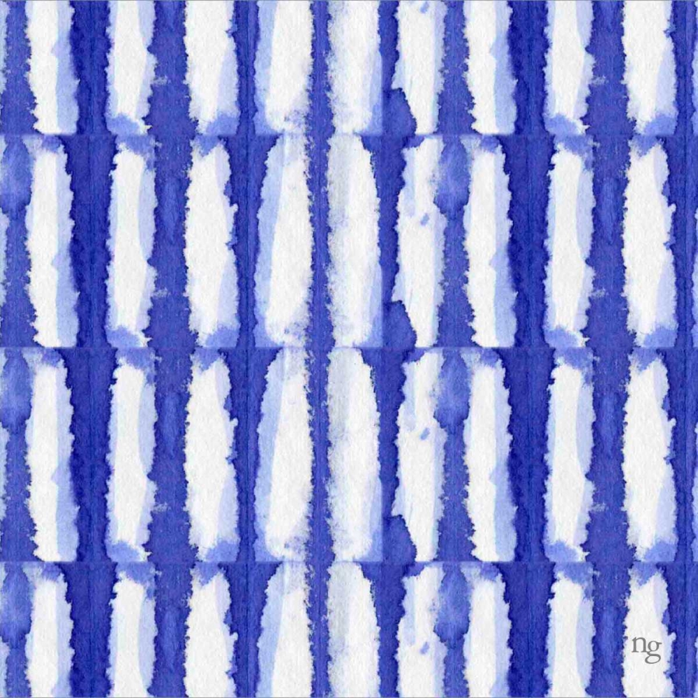 Aquarelle Blue VI art print by Nancy Green Design for $57.95 CAD