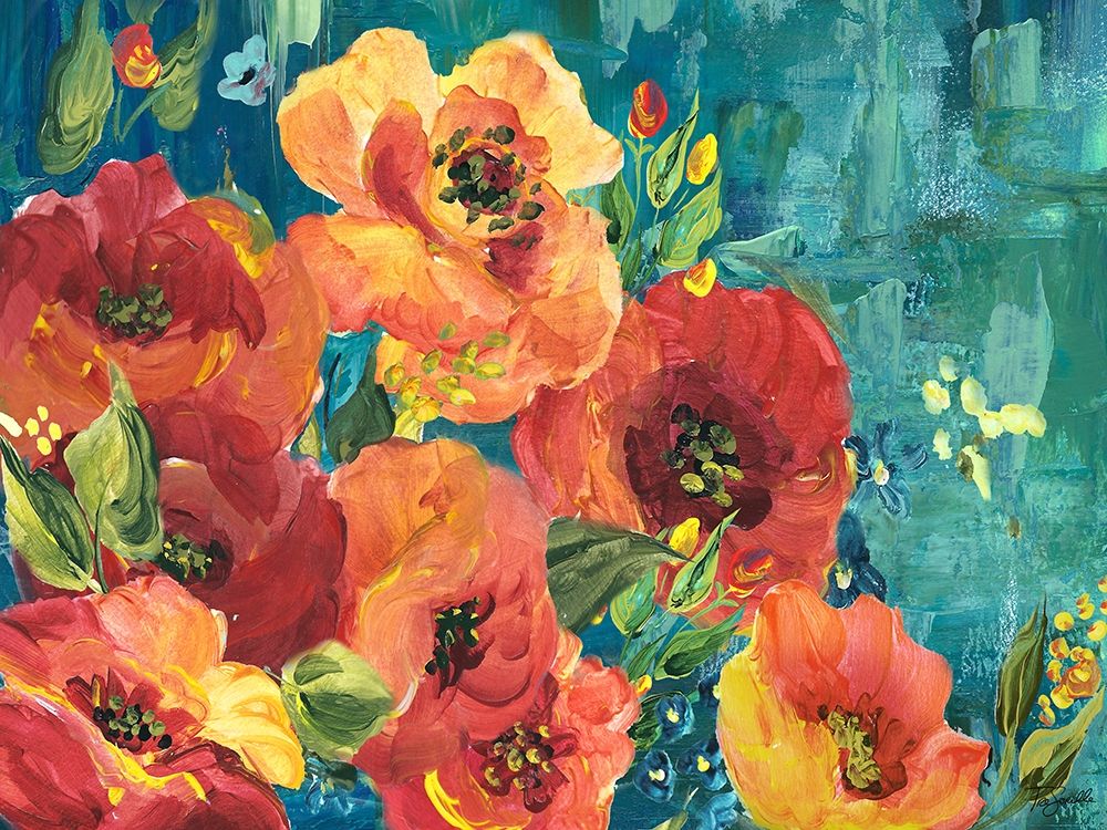 Rainbow Garden Landscape art print by Tre Sorelle Studios for $57.95 CAD