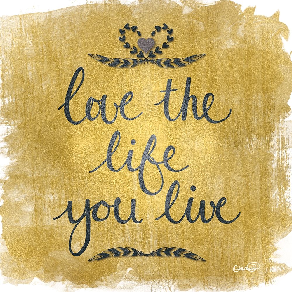 Beautiful Life Gold II art print by Nicole Harbick for $57.95 CAD