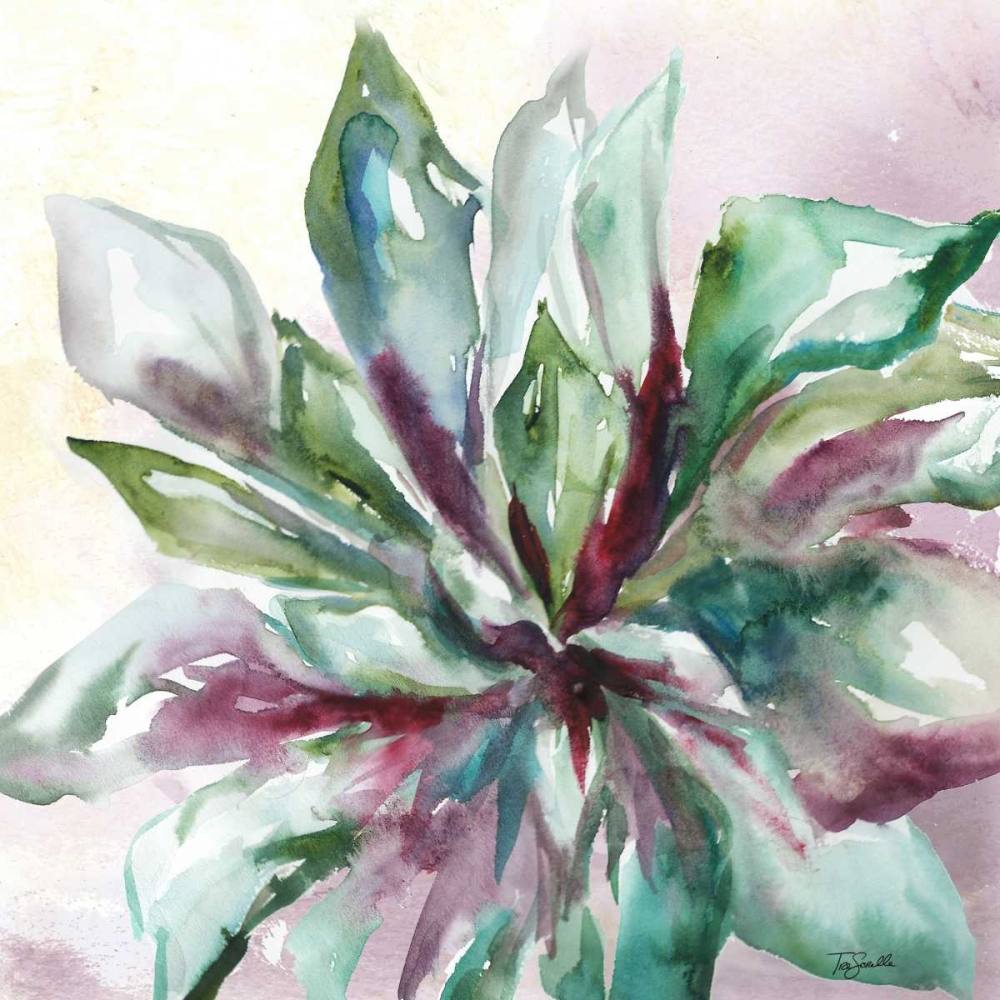 Succulent Watercolor II art print by Tre Sorelle Studios for $57.95 CAD