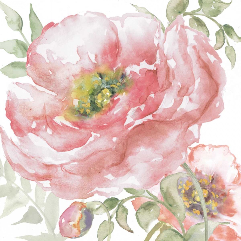 Poppy Romance I art print by Tre Sorelle Studios for $57.95 CAD