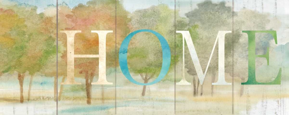 Home Rustic Landscape Sign art print by Cynthia Coulter for $57.95 CAD
