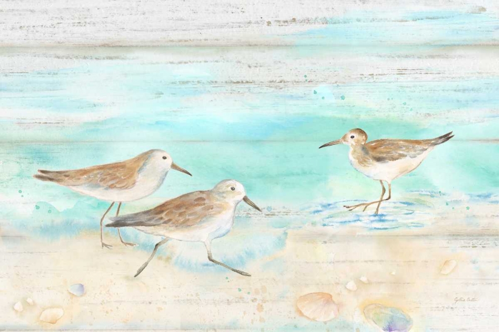 Sandpiper Beach Landscape art print by Cynthia Coulter for $57.95 CAD