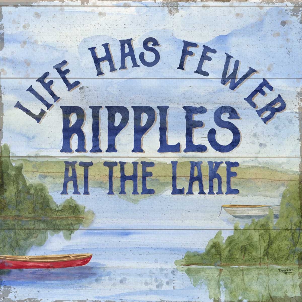 Lake Living IV (ripples) art print by Tara Reed for $57.95 CAD