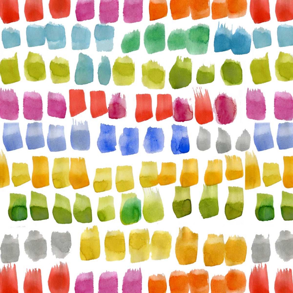 Painters Palette Multi II (brush stroke) art print by Nancy Green Design for $57.95 CAD