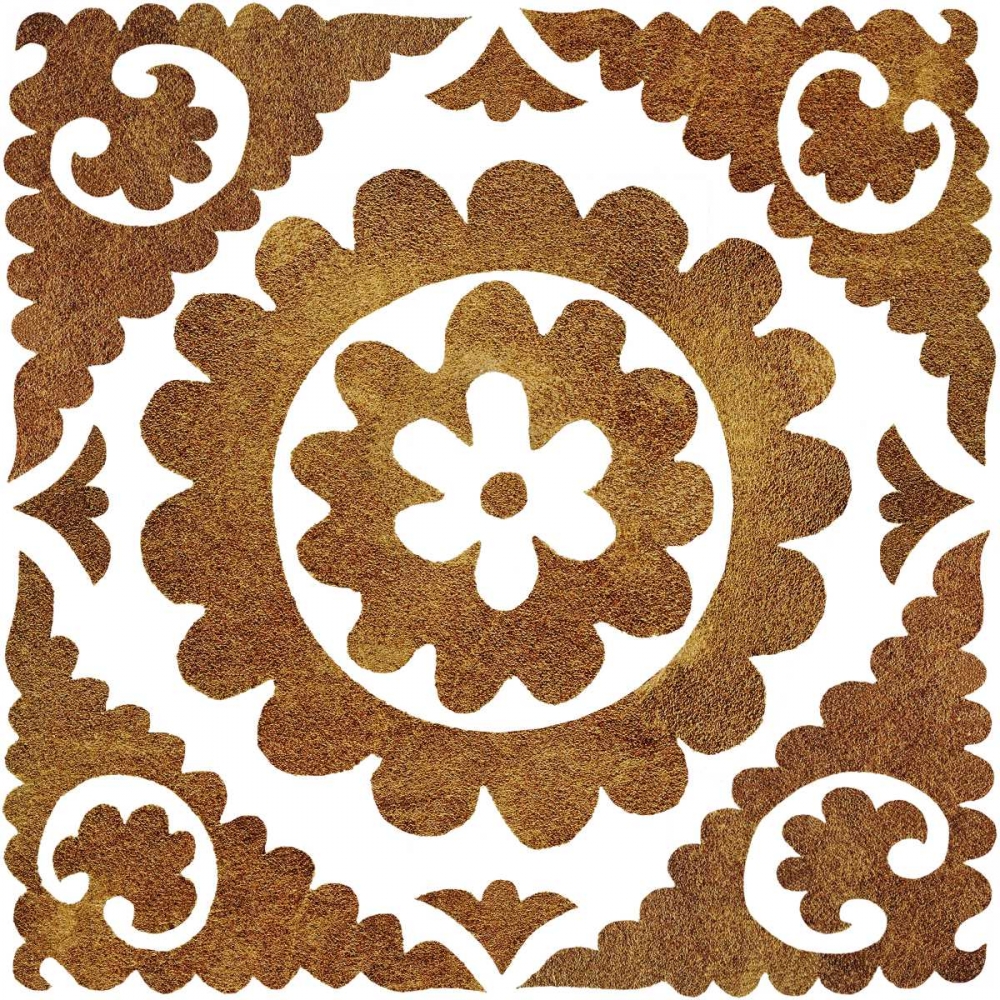 Golden Opportunity Suzani IV art print by Nancy Green Design for $57.95 CAD