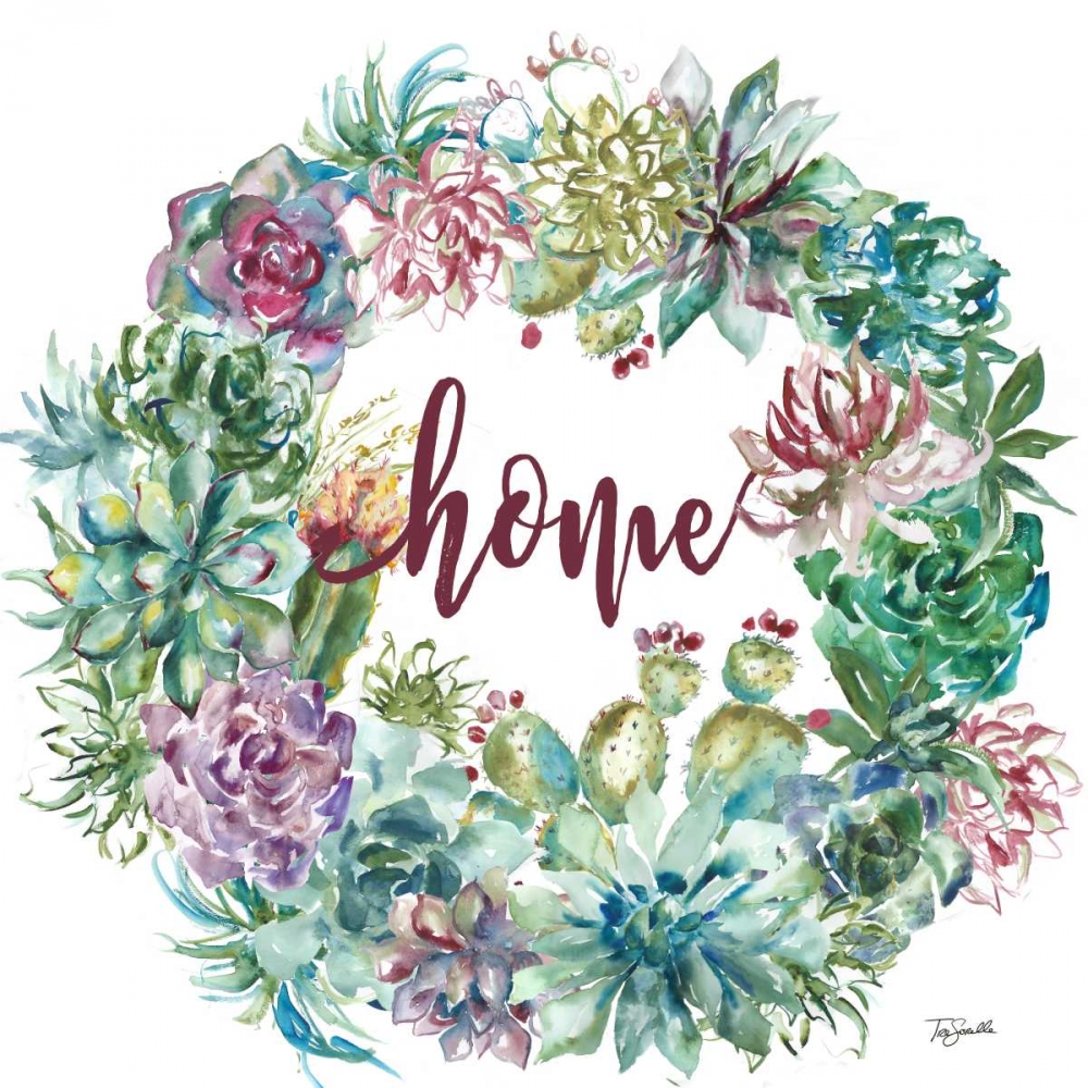 Succulent Garden Panel I art print by Tre Sorelle Studios for $57.95 CAD