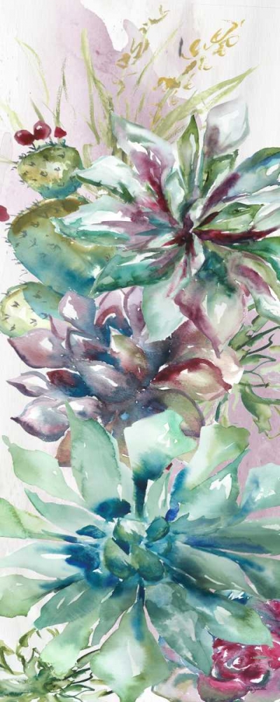 Succulent Garden Panel II art print by Tre Sorelle Studios for $57.95 CAD