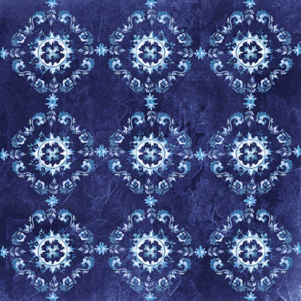 Artisan Medallions Indigo I art print by Tre Sorelle Studios for $57.95 CAD