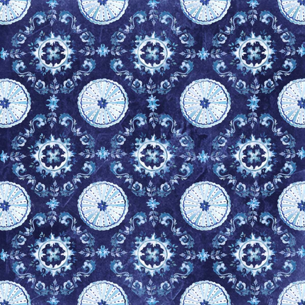 Artisan Medallions Indigo III art print by Tre Sorelle Studios for $57.95 CAD