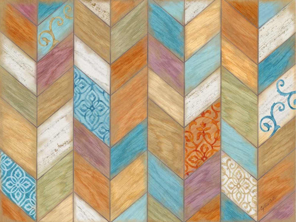 Rustic Chevron art print by Cynthia Coulter for $57.95 CAD