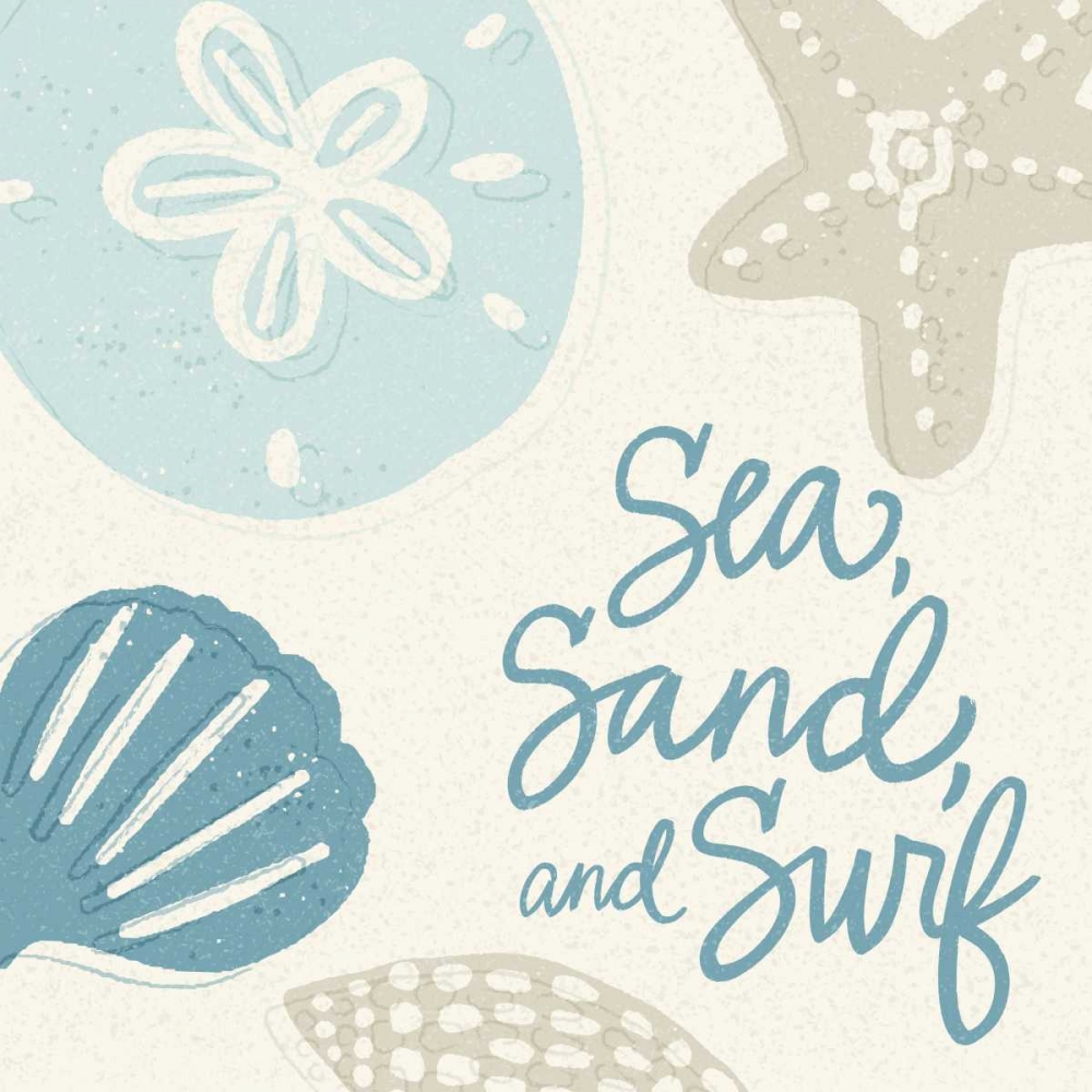 Walk on the Beach I art print by Noonday Design for $57.95 CAD