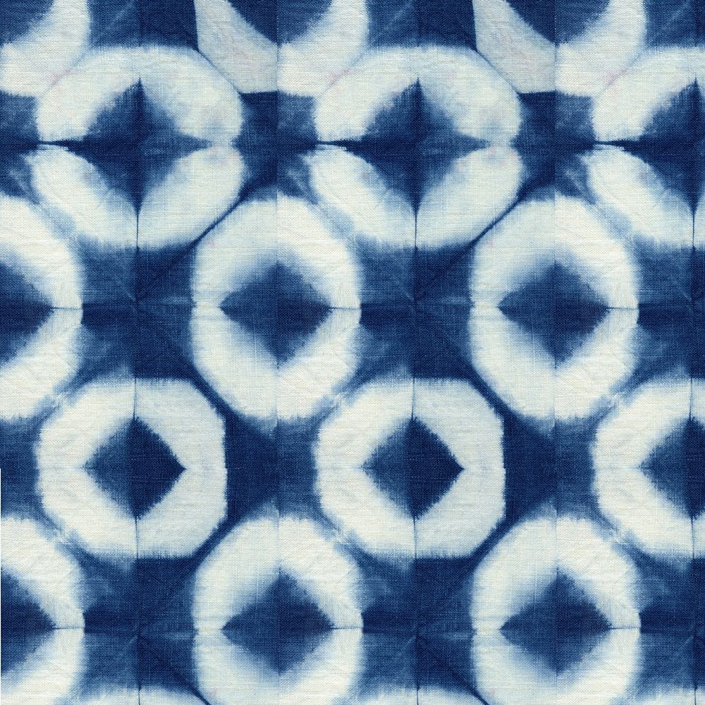 Blue Shibori III art print by Nancy Green Design for $57.95 CAD