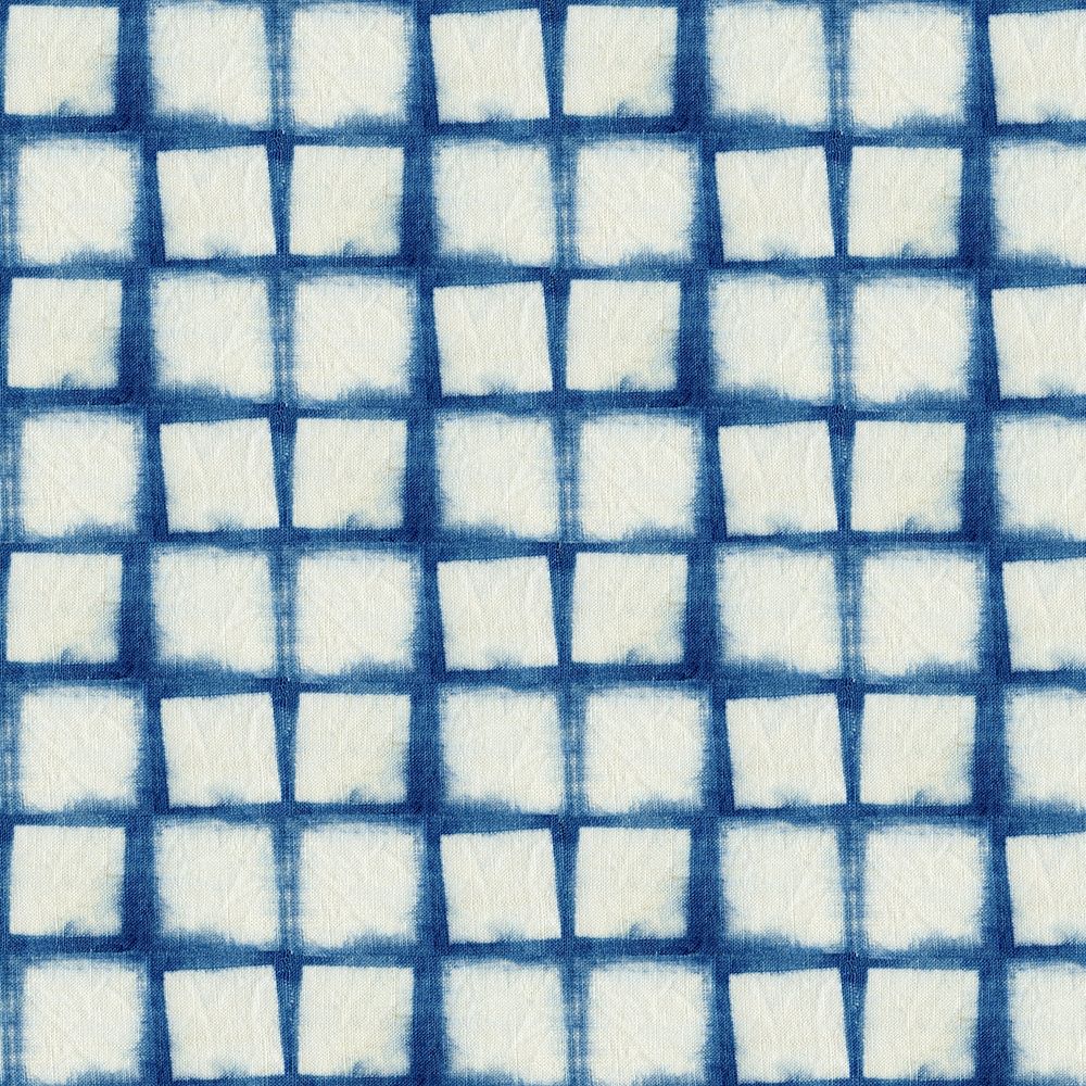 Blue Shibori IV art print by Nancy Green Design for $57.95 CAD