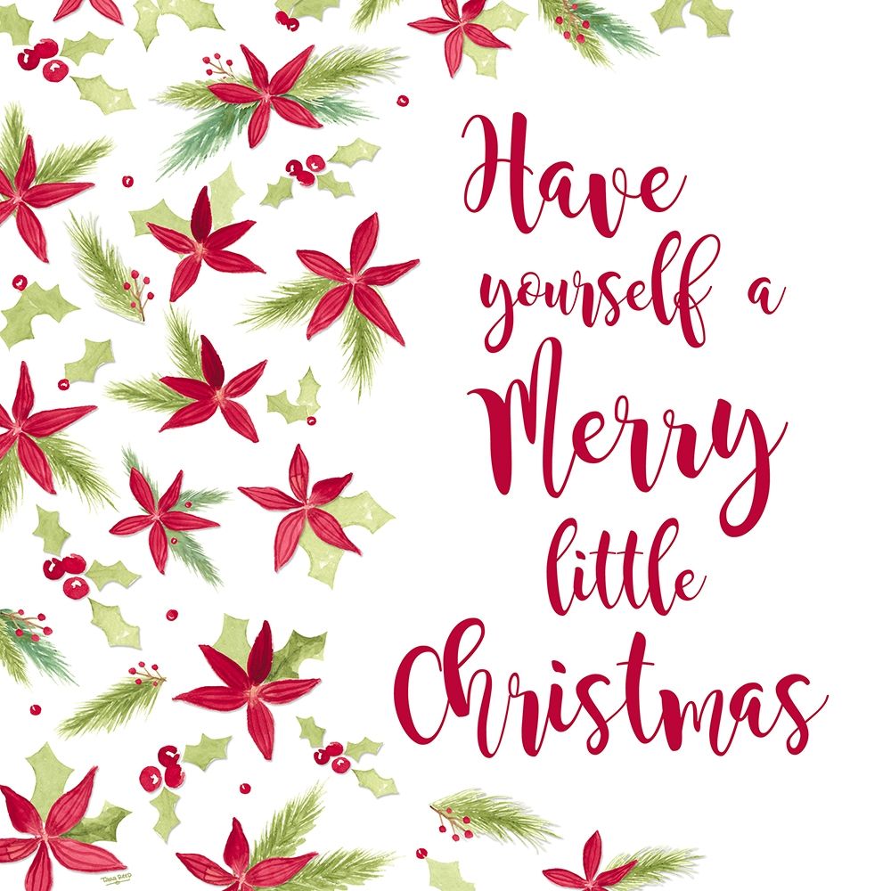 Be Joyful Merry Little Christmas art print by Tara Reed for $57.95 CAD