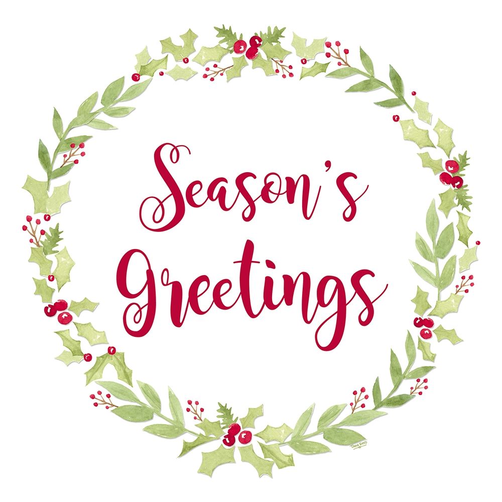 Be Joyful Seasons Greetings art print by Tara Reed for $57.95 CAD