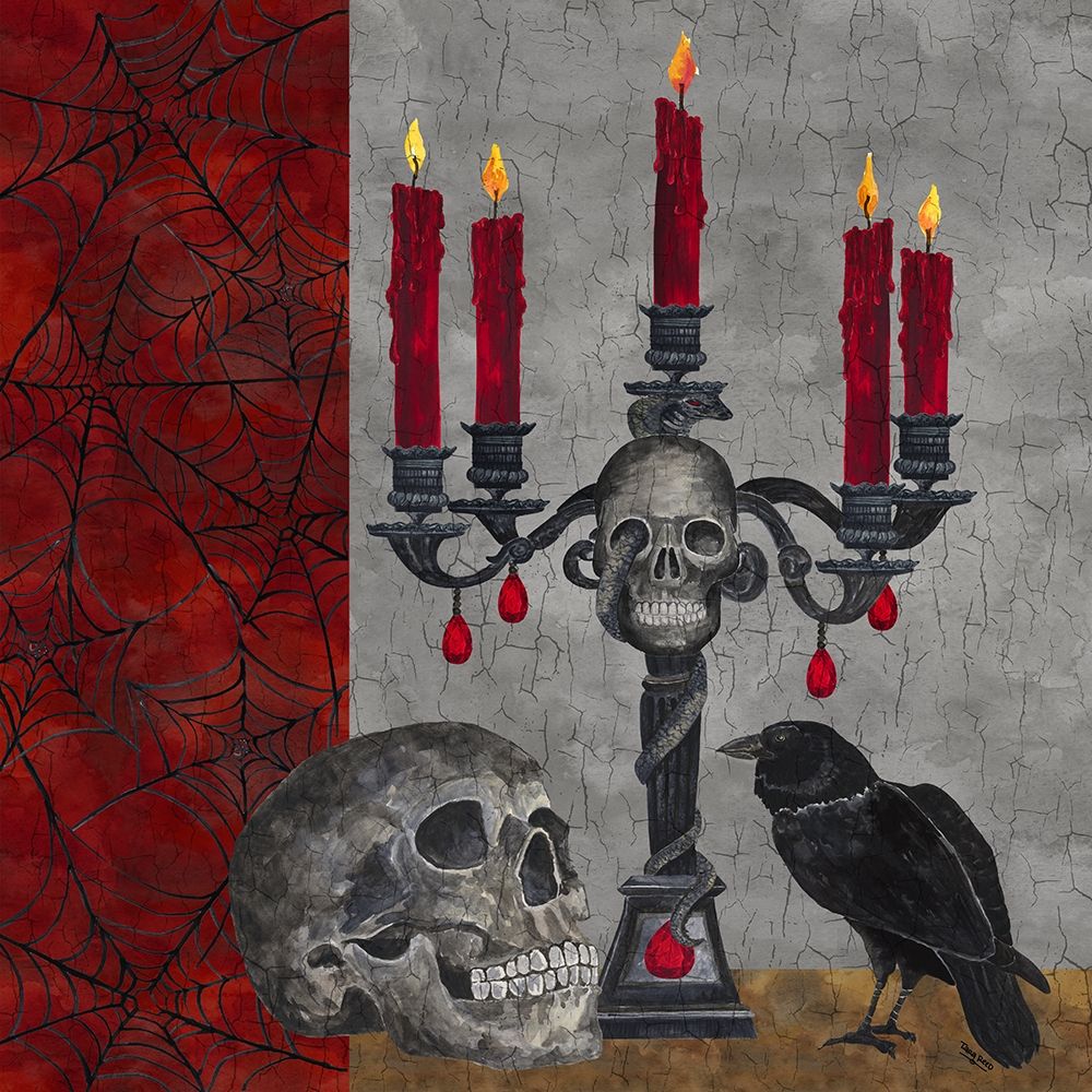 Something Wicked Candlelabra art print by Tara Reed for $57.95 CAD