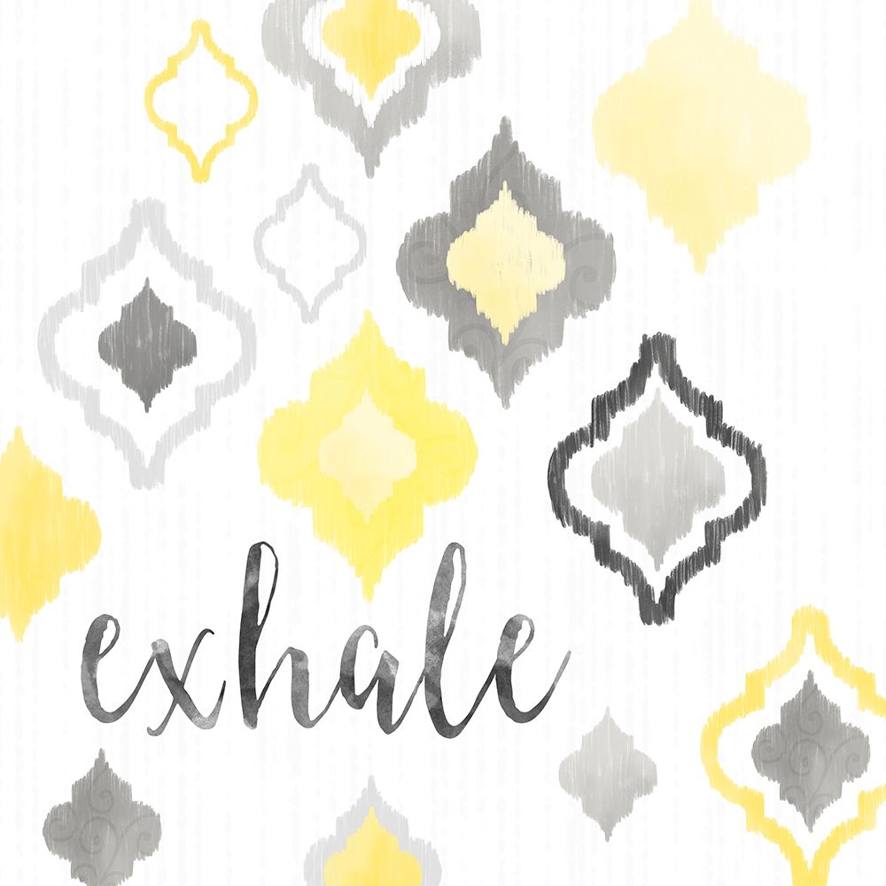 Yellow Gray Moroccan Sentiment II art print by Noonday Design for $57.95 CAD