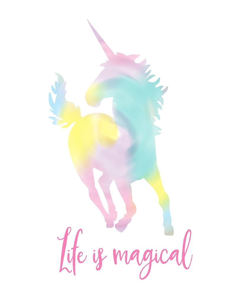 Watercolor Unicorn II art print by Tara Reed for $57.95 CAD