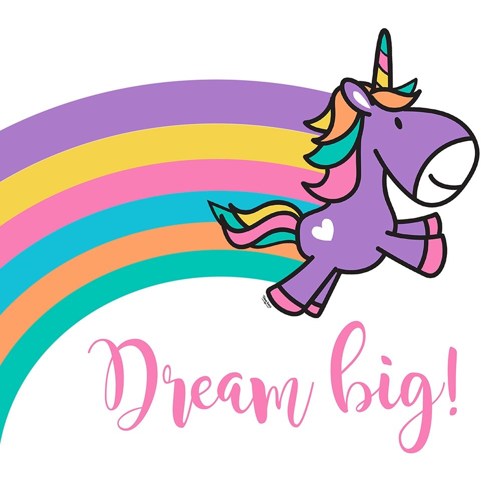 Happy Unicorn Rainbow I art print by Tara Reed for $57.95 CAD