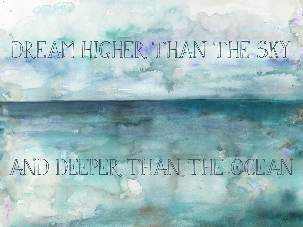 Dream Higher Landscape art print by Tre Sorelle Studios for $57.95 CAD