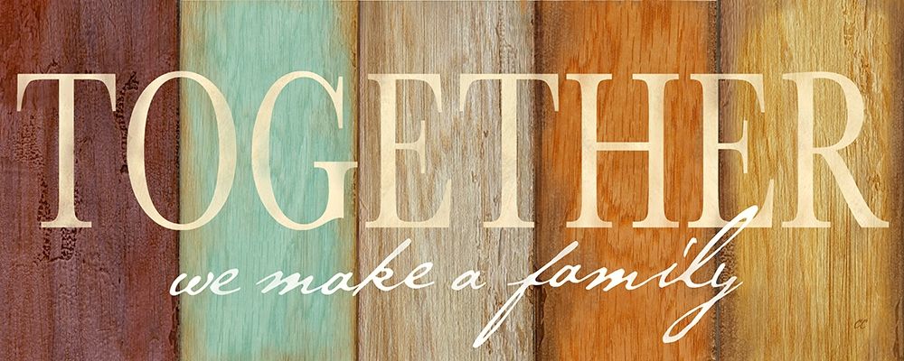 Family Sentiment Sign II Spice art print by Cynthia Coulter for $57.95 CAD