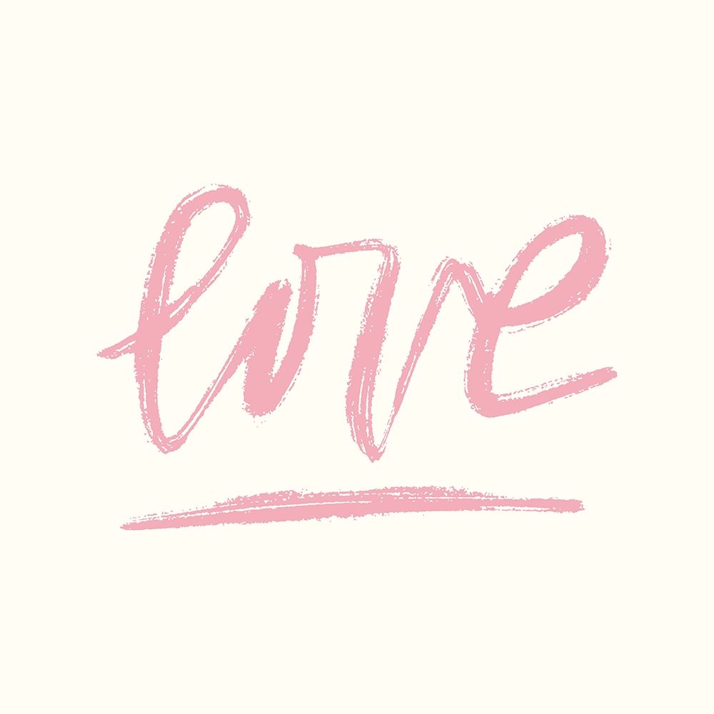 Love and Hearts Scribble I art print by Noonday Design for $57.95 CAD