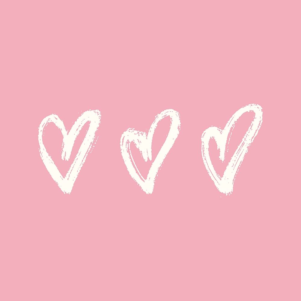 Love and Hearts Scribble II art print by Noonday Design for $57.95 CAD