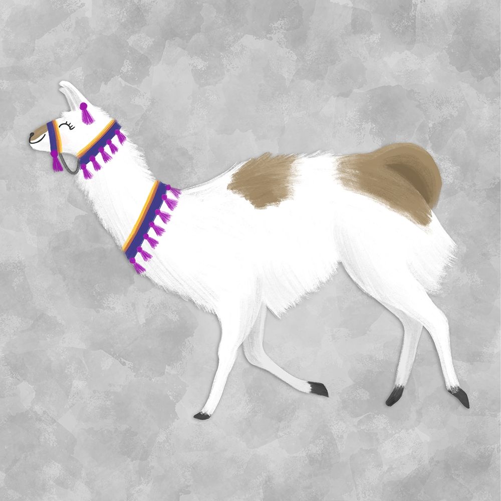 Lovely Llama IV art print by Noonday Design for $57.95 CAD