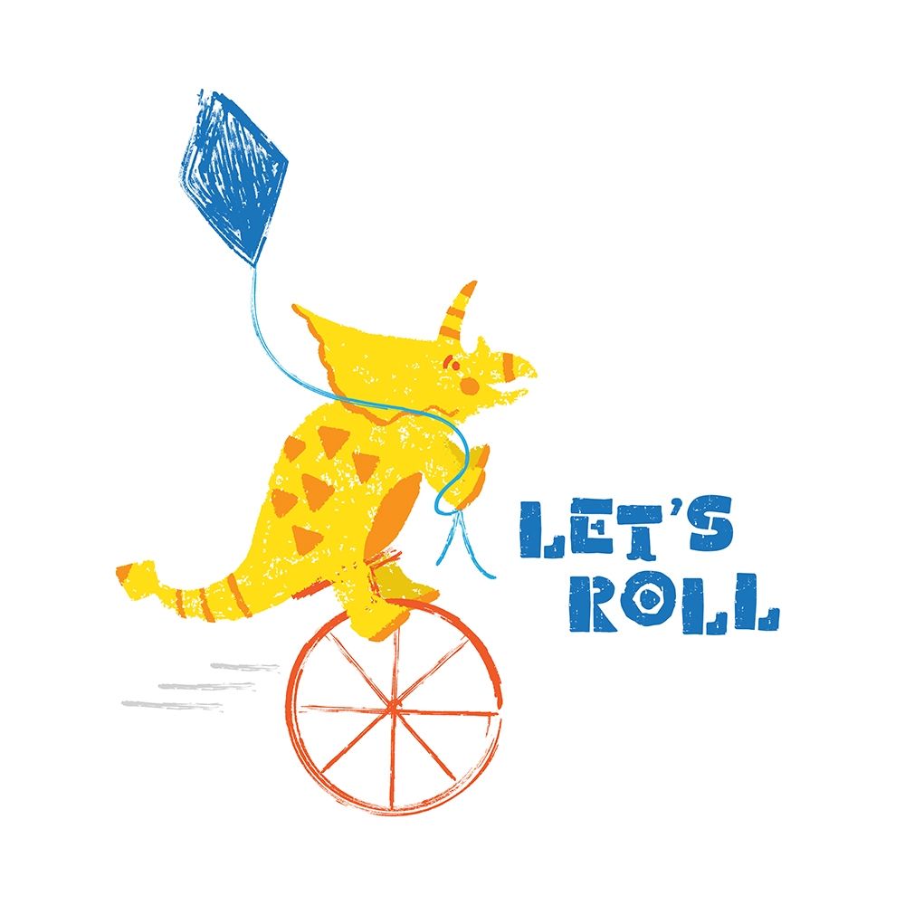 Dinos on the Move III art print by Noonday Design for $57.95 CAD