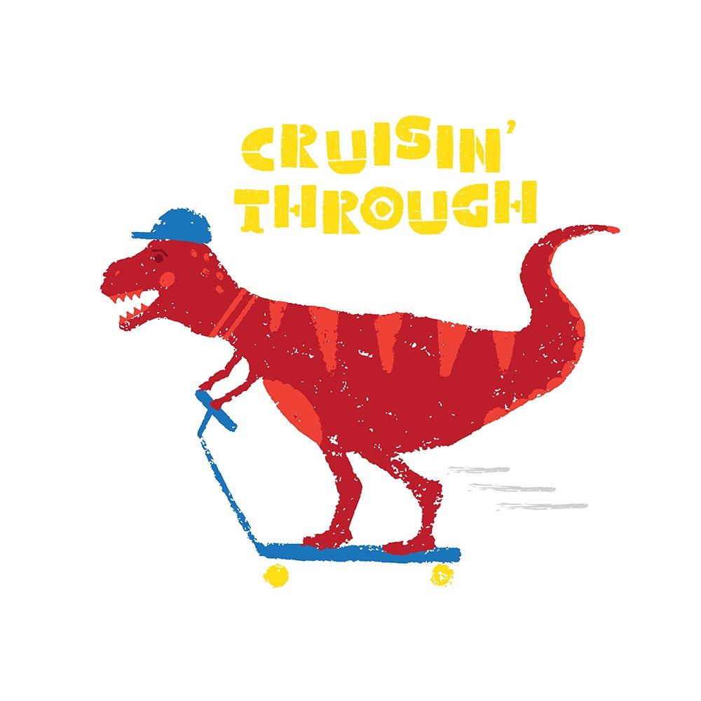 Dinos on the Move IV art print by Noonday Design for $57.95 CAD