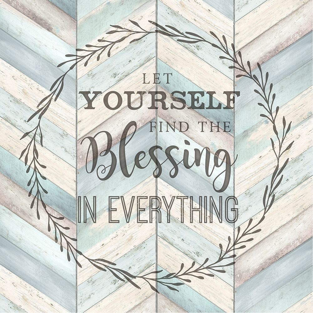Find the Blessing Chevron art print by Tre Sorelle Studios for $57.95 CAD