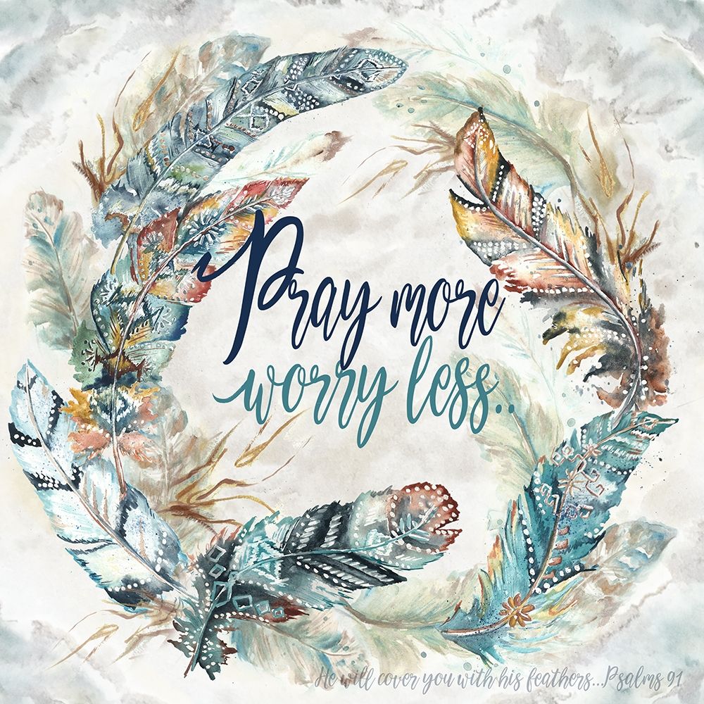 Tribal Feathers Wreath II art print by Tre Sorelle Studios for $57.95 CAD