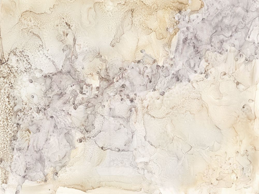 Gold and Silver Mineral Abstract art print by Tara Reed for $57.95 CAD