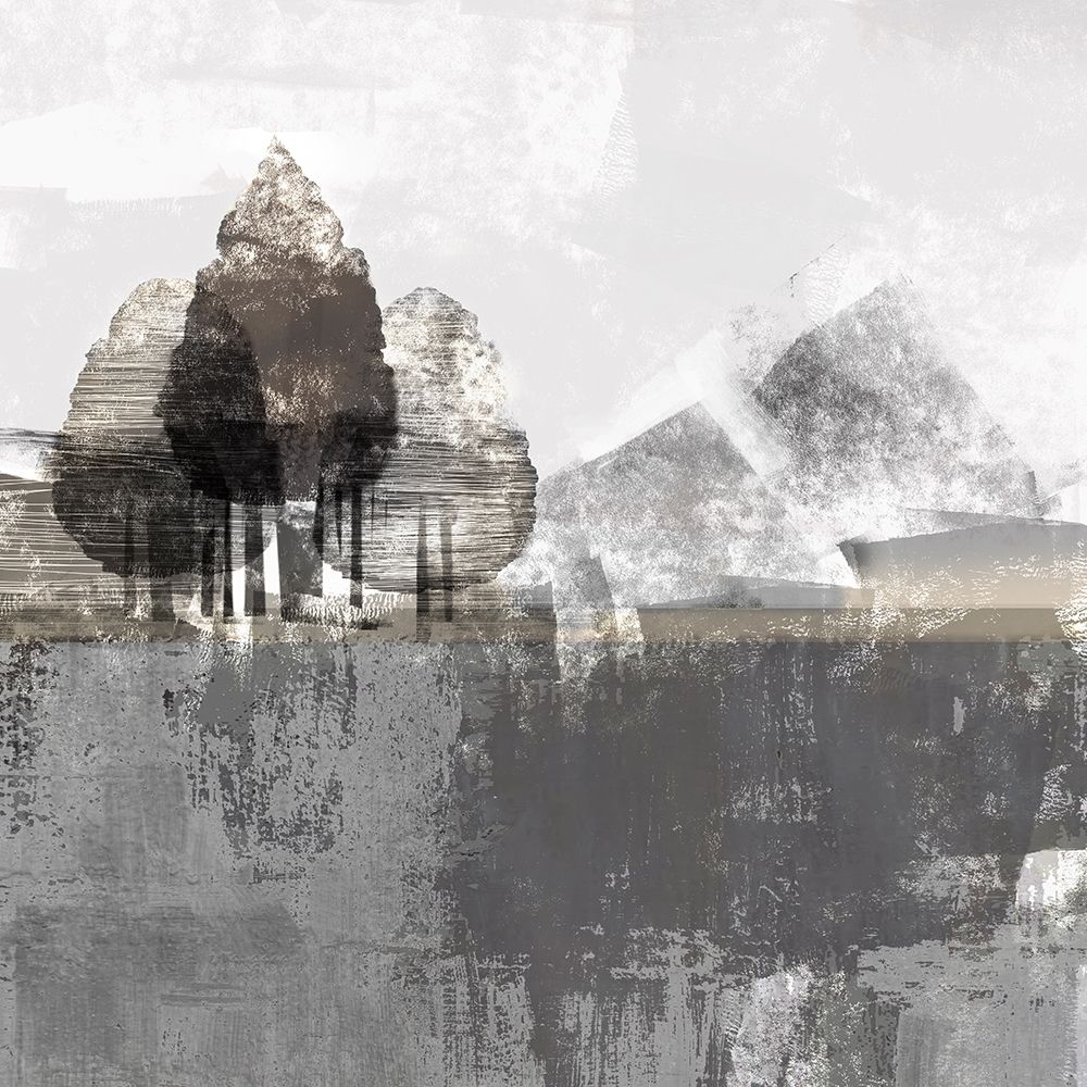 Textured Landscape art print by Northern Lights for $57.95 CAD