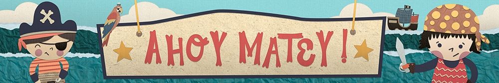Ahoy Matey Sign art print by Noonday Design for $57.95 CAD