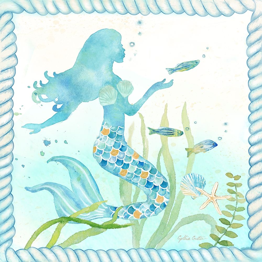 Mermaid Dreams III art print by Cynthia Coulter for $57.95 CAD