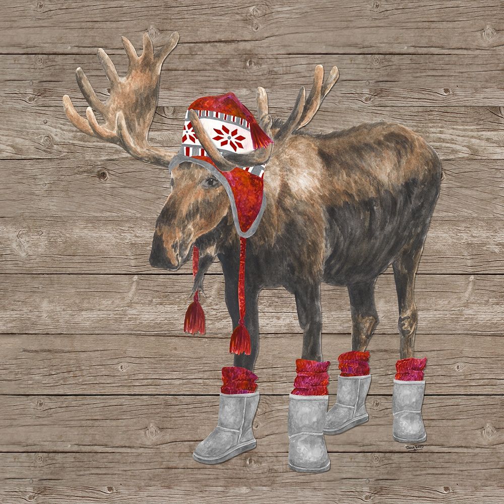 Warm in the Wilderness Moose art print by Tara Reed for $57.95 CAD