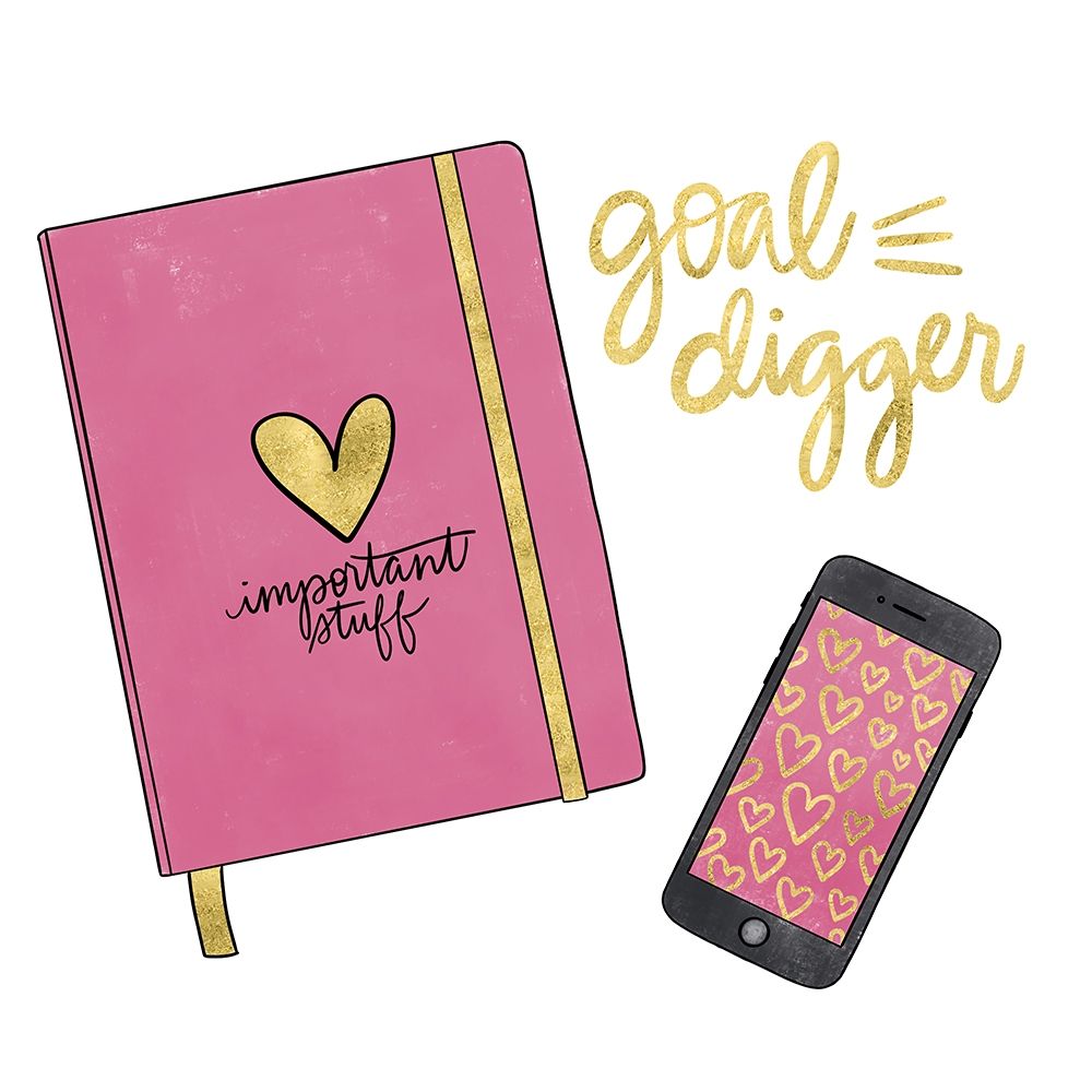 Goal Digger IV Goal art print by Noonday Design for $57.95 CAD