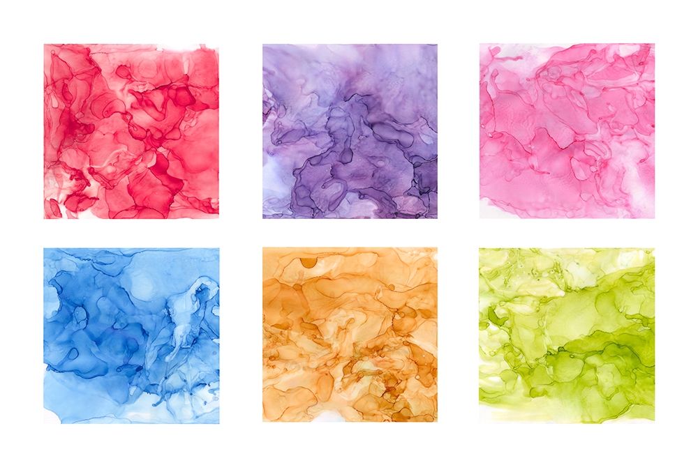 Bright Mineral Abstracts 6up art print by Tara Reed for $57.95 CAD