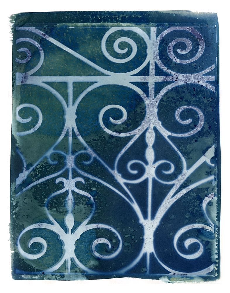 Wrought Iron Cyanotype II art print by Nancy Green Design for $57.95 CAD